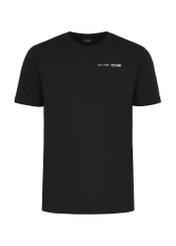 Czarny basic T-shirt męski z logo marki OCHNIK TSHMT-0102-99(W24)