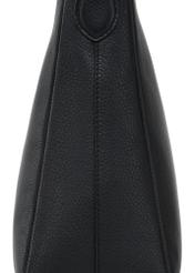 Skórzana czarna torebka hobo damska TORES-0975-99(W24)