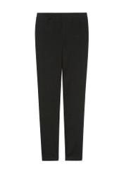 Czarne legginsy damskie LEGDT-0001-99(Z25), widok produktu od przodu na białym tle.