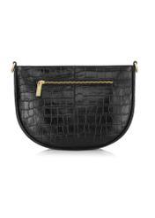 Leather medium croco women's bag TORES-1022-99(Z24)-04