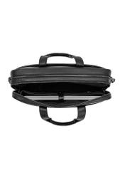 Men's black leather briefcase TORMS-0015C-99(Z24)-06