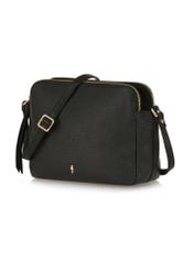 Women's black leather bag TORES-1056-99(Z24-03