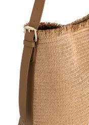 Pleciona torebka damska z frędzlami TOREC-0784-81(W23)