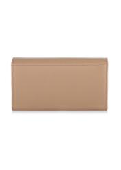Duży beżowy skórzany portfel damski PORES-0831-81(W23)