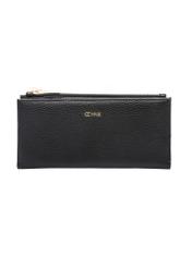 Czarny portfel damski POREC-0429-99(W26), widok produktu z przodu na białym tle.