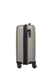 Walizka mała na kółkach WALAB-0073-2X-19(W26), widok produktu z boku na białym tle.