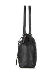 Black leather women's bag TORES-1034-99(Z24)-03