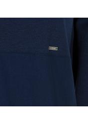 Granatowa bluza basic oversize damska BLZDT-0063-69(Z21)-06