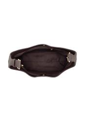 Bordowa shopperka damska croco TOREC-1306-4D(Z26), widok produktu w środku na białym tle.