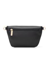 Czarna nerka damska TOREC-1119-99(W26), widok produktu z tyłu na białym tle.