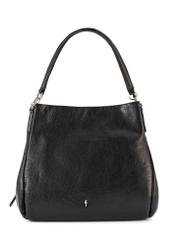 Czarna skórzana damska torebka shopper TORES-0636D-99(Z25)
