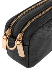 Black leather small women's handbag TORES-1039-99(Z24)-05