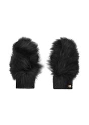 Black women's winter gloves REKDF-0032-99(Z24)-02