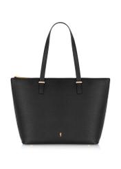 Elegant black women's shopper bag TOREC-0953-99(Z24)-01