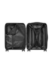 Mała walizka na kółkach WALPP-0024-99-19(W26), widok produktu od środka na białym tle.