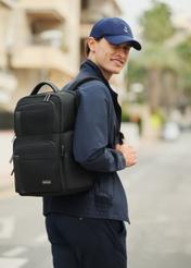 Czarny plecak męski TORMN-0406-99(W26)