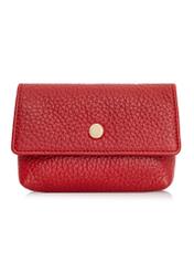 Red small leather women's wallet PORES-0895E-41(Z24)-01