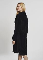 Długie futro damskie w czarnym kolorze FUTDT-0022N-99(Z21)