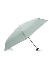 Parasol damski w kolorze miętowym z etui PARSD-0038-53(W25), widok rozłożonego produktu na białym tle.