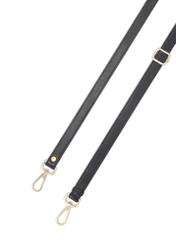 Czarna skórzana biznesowa torba damska TORES-1240-99(W26)