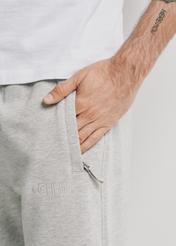 Szare spodnie dresowe męskie SPOMT-0093-91(W24)