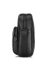 Men's black leather sachet TORMS-0017C-99(Z24)-04