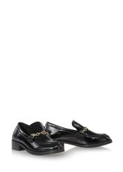 Skórzane loafersy damskie z klamrą BUTYD-1022-97(Z23)