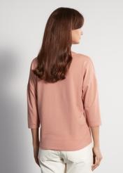 Różowa bluzka damska BLUDT-0156-34(Z23)