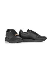 Czarne skórzane buty sportowe damskie BUTYD-1099-99(Z24)-04