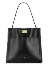 Elegancka czarna torba damska TOREC-0863-99(Z23)