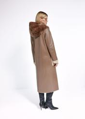 Leather double-sided women's sheepskin coat KOZDS-0082-5490(Z24)-02