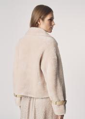 Women's oversize wool fur coat FUTDW-0002-81(Z21)-03