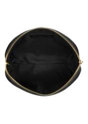 Black women's cosmetic bag made of imitation leather TOREC-0960-99(Z24)-05