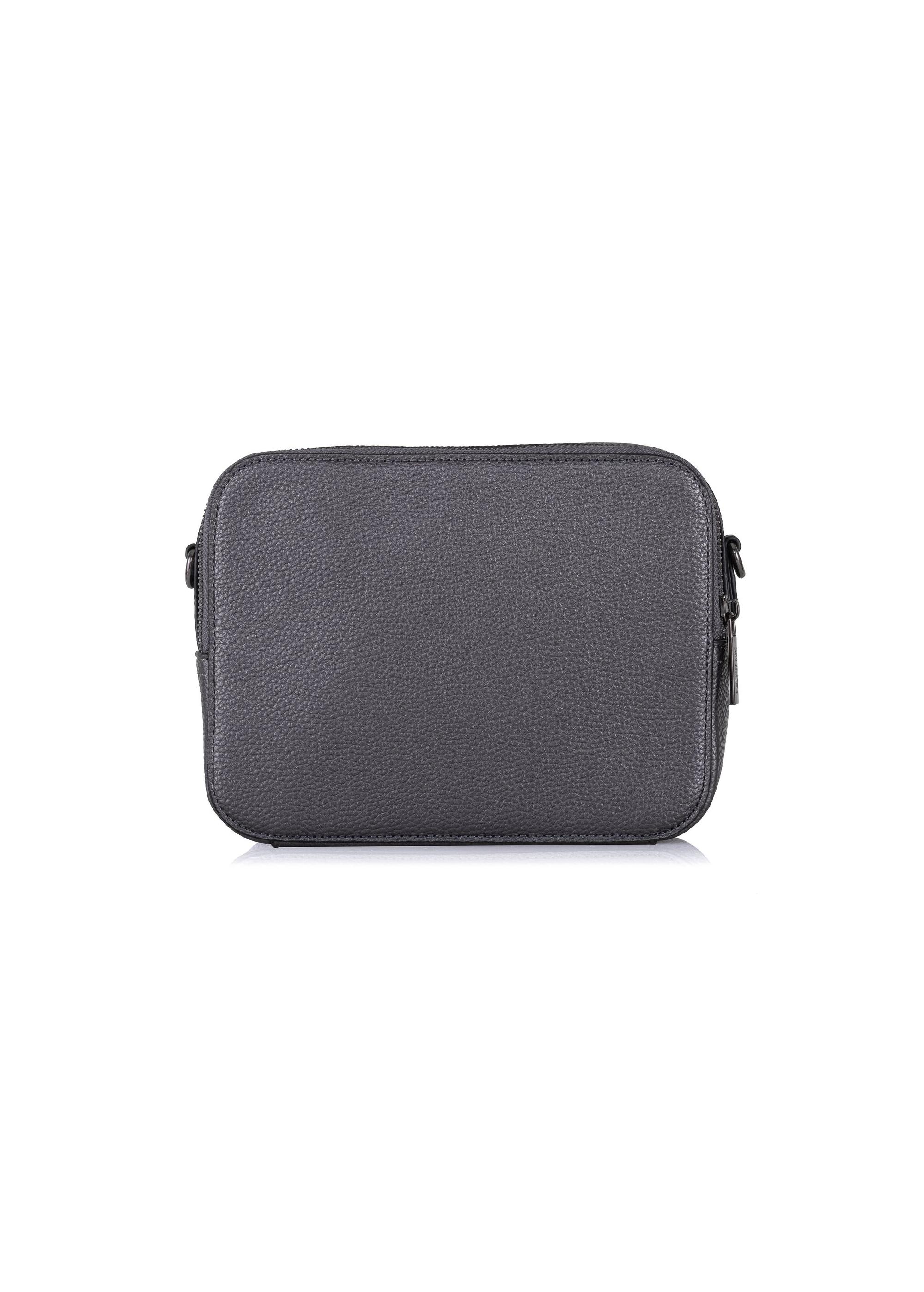 Szara torebka dwukomorowa na ramię TOREC-0405B-95(Z24)-06