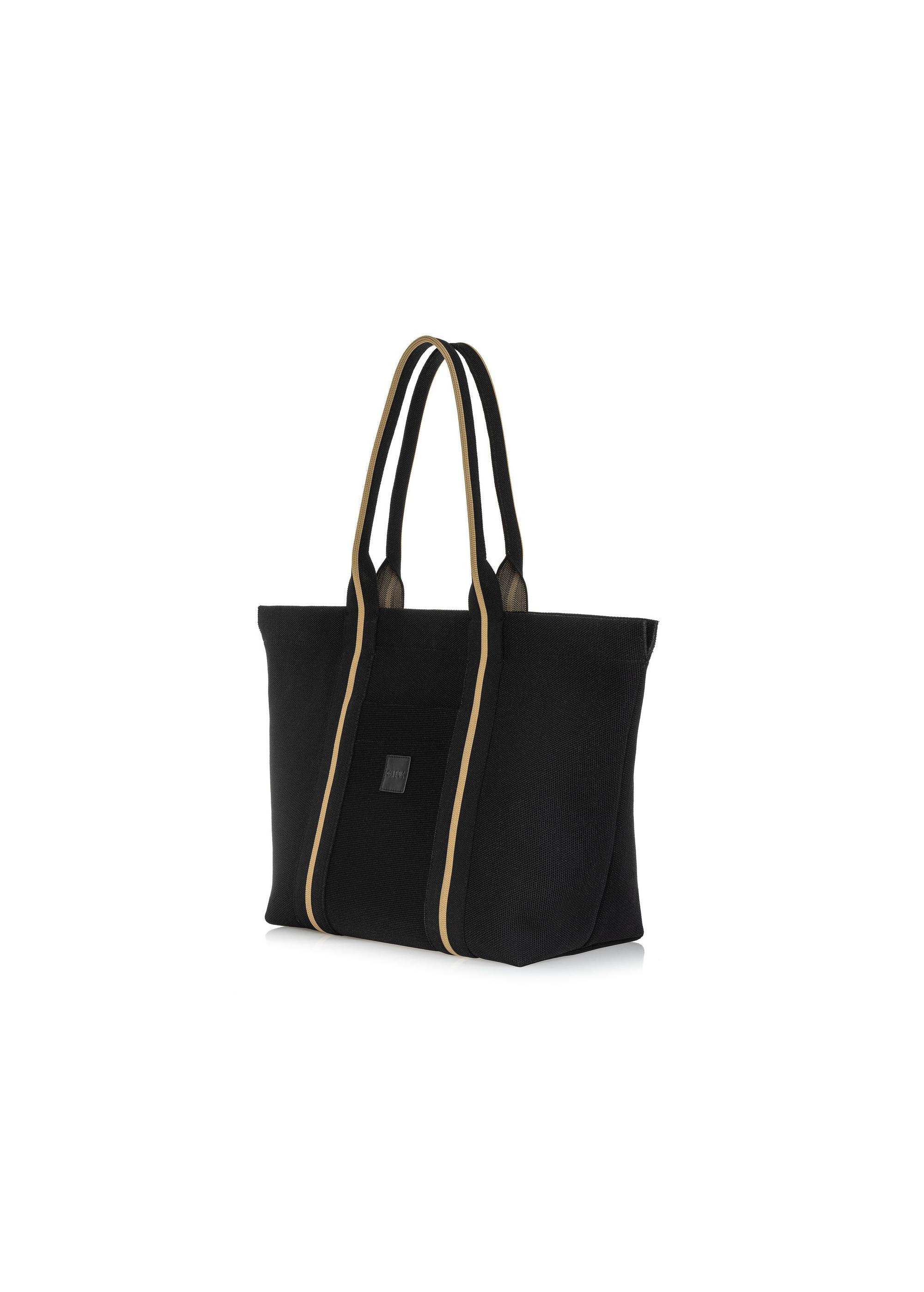 Czarna torebka shopper damska TOREN-0311-99(W25)-02