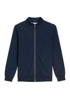 Granatowa bluza męska na suwak BLZMT-0085-7E(Z26)
