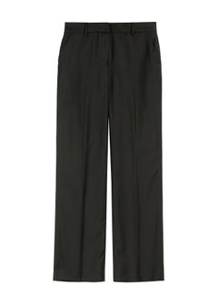 Czarne spodnie damskie w kant SPODT-0114-99(Z25)