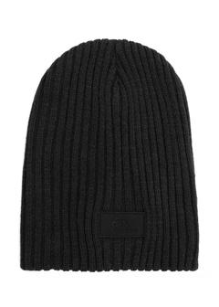 Czarna czapka zimowa męska CZAMT-0011-99(Z25)