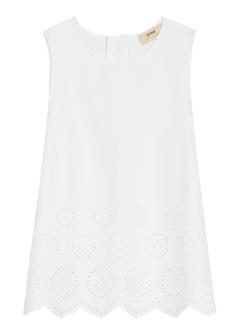 Biała bluzka damska BLUDT-0207-0B(W26)