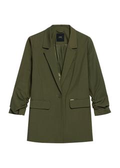 Marynarka damska w kolorze khaki ZAKDT-0043-55(Z25)