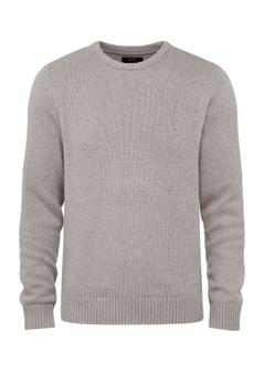 Beżowy sweter męski bawełniany SWEMT-0147-81(Z24)