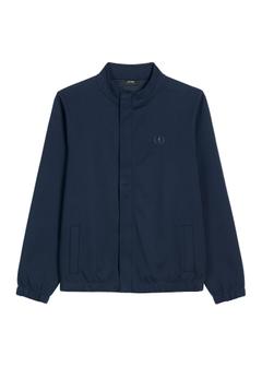 Granatowa bluza męska na suwak BLZMT-0072-7E(W26)