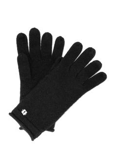 Kaszmirowe czarne rękawiczki damskie REKDT-0020-99(Z25)