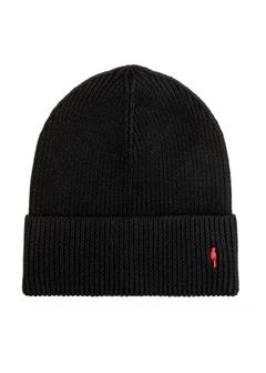 Czarna czapka męska CZAMT-0084-99(Z25)