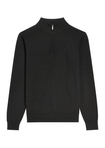 Czarny sweter męski SWEMT-0174-99(Z26)