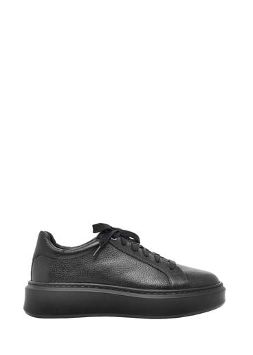 Skórzane buty damskie w kolorze czarnym BUTYD-1284-9I(Z26)