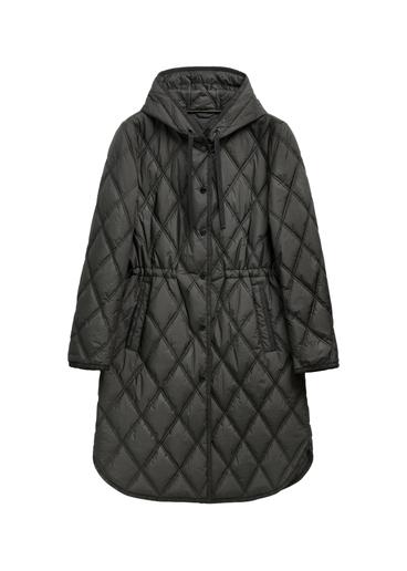 Czarna pikowana kurtka damska KURDT-0579-99(Z26)
