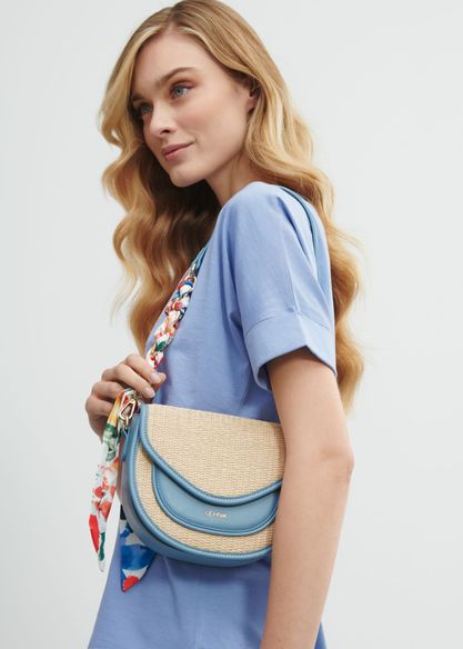Kate Spade Andi Stripe Small Half-moon Belt Bag In Tawny Multi