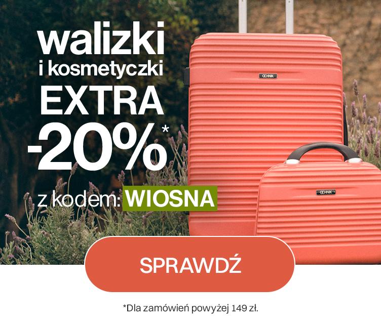walizki i kosmetyczki EXTRA -20% z kodem WIOSNA