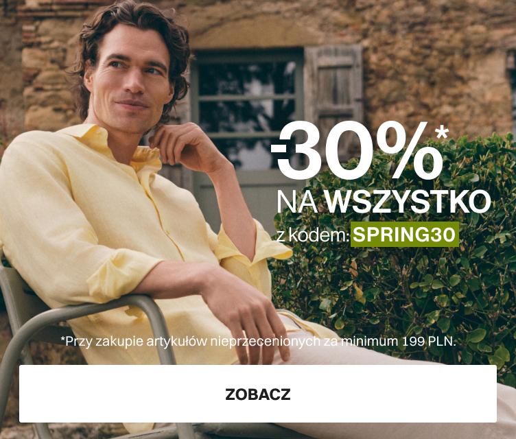 wszystko -30% z kodem SPRING30